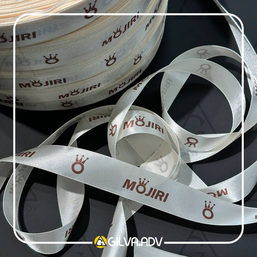 روبان ساتن 25 میل به همراه چاپ اختصاصی